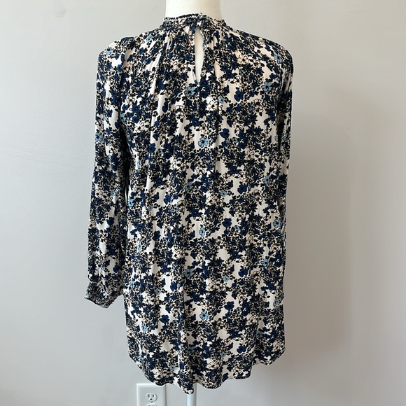 Free People Flowers in Her Hair Smock Detail Tunic Top in Cream Combo Size Small - Picture 6 of 6